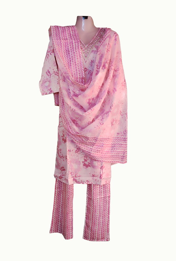 Pink_cotton_kurta_set
