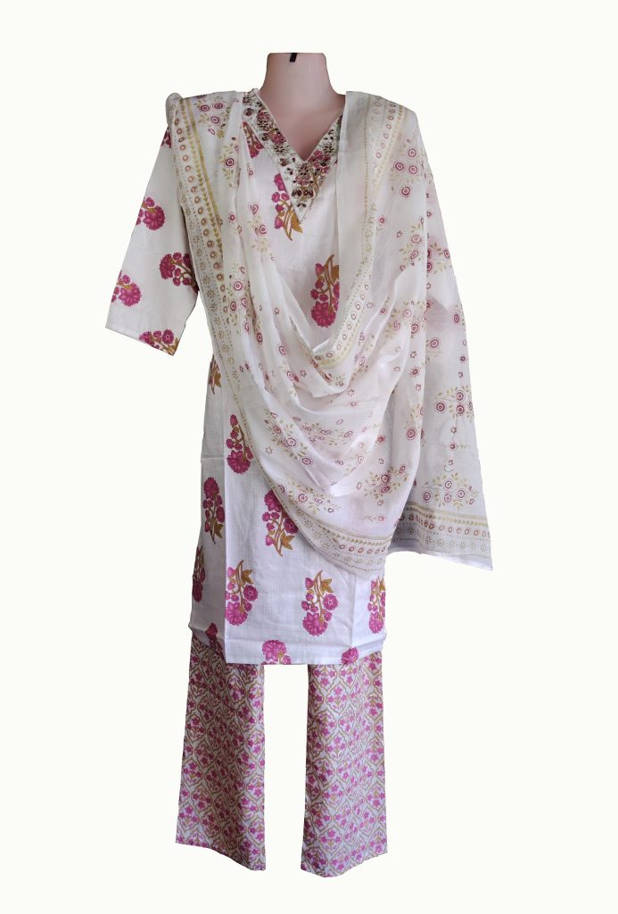 White_cotton_kurta_set